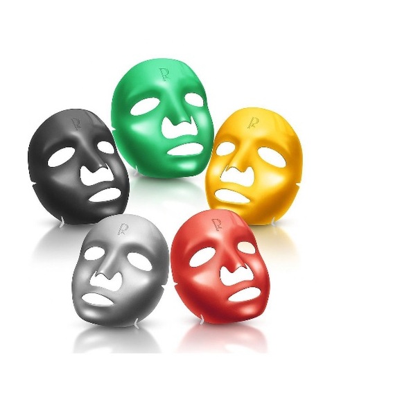 NEW-5 in 1 Complete Renewal Rejuvenating Colorful Reusable Masks 5 Piece Set - Picture 5 of 7